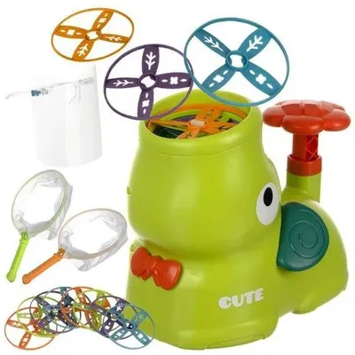 Zdjęcie produktu dla Kruzzel 24840 Gra zręcznościowa Złap słonia Frisbee, zielony