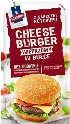 Zdjęcie produktu dla Cheeseburger Wieprzowy 320 G Konspol