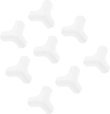 Produktbild von Kinderhoekbeschermung - Set von 8 - Sicherheitsrandabdeckung - Meubelbeschutz - Haushaltgebrauch - Baby-Sicherheit - Weiß - Silikon - Eckenbeschutz - Dicke - Bumperbeschutz