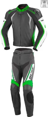 Imagen del producto de Mono para motocicleta BUSE Silverstone Pro, color  y verde, modelo 106404, talla 40 (dama)