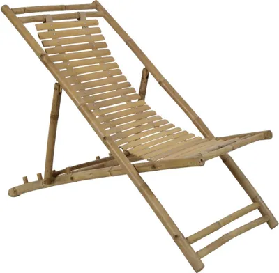 Productafbeelding van Strandstoel bamboe (set van 2 stuks)