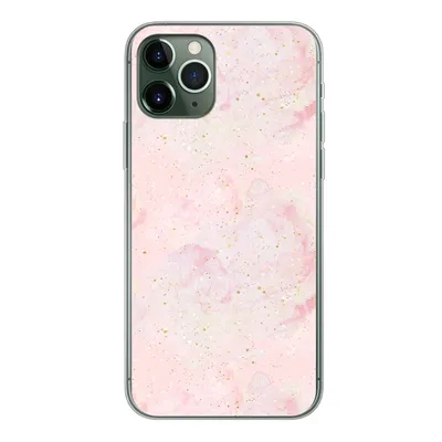 Produktbild von MuchoWow® Handyhülle Schutzhülle Hülle für iPhone 11 Pro Marmor - Rosa - Glitter - Gold - Muster Silikon Softcase Handy Hülle - Handy