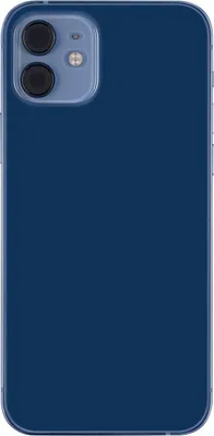 Produktbild von iPhone 12 Gehäuse mit Backcover Blau