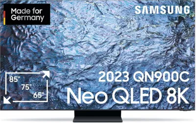 Zdjęcie produktu dla Samsung QN900C GQ75QN900CT, 190,5 cm (75"), 7680 x 4320 px, Neo QLED, Smart TV, Wi-Fi, Czarny