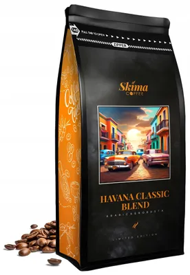 Produktbild von Kaffeebohnen 1 kg HAVANA CLASSIC BLEND (LIMITED EDITION) frisch geröstet für Vollautomaten