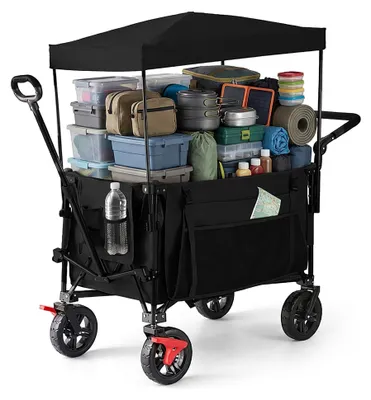 Image de Chariot pliable avec toit, capacité de 200 l, charge maximale de 150 kg