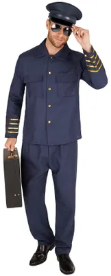 Produktbild von dressforfun® Herrenkostüm Pilot