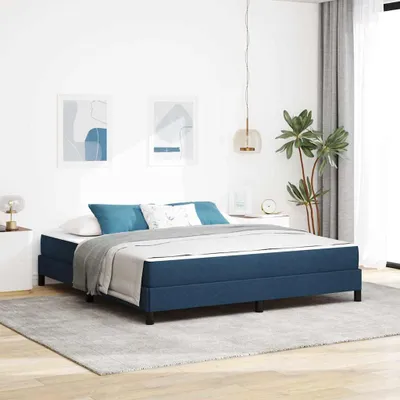Obrázek produktu pro Maison Exclusive – postel s pružinovým jádrem, modrá, 180 x 200 cm, látka