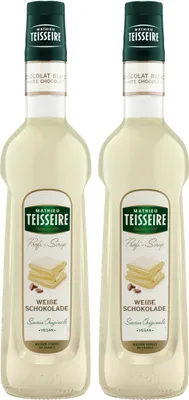 Image de Mathieu Teisseire Sirop pour boissons Chocolat blanc 0,7L (pack de 2)