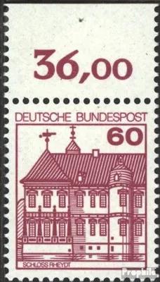 Produktbild von Briefmarken BRD (BR.Deutschland) 1979 Mi 1028A OR Oberrandstück (kompl.Ausg.) postfrisch Burgen und Schlösser