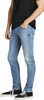 Produktbild von Jack & Jones 12204336, Blau, Jeans, Baumwolle, Elasthan, Nicht bleichen, Schonwaschgang (40°C), 1 Stück(e)