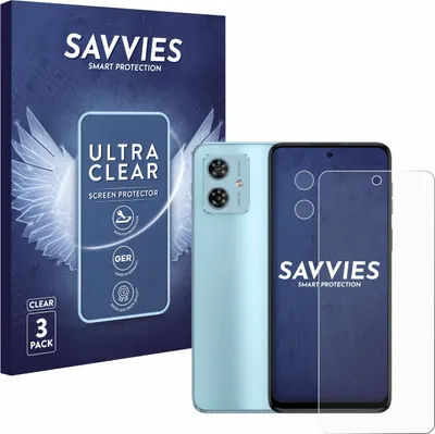 Produktbild von 6x Für Motorola Moto G54 (Display+Kamera) Schutzfolie Savvies Displayschutz Display Schutz Folie Klar Transparent