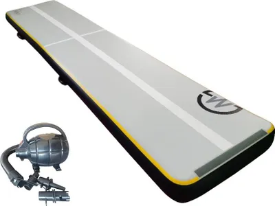 Image de Tapis gonflable Airtrack MASTER S-Pro 600 x 100 x 20 cm - gris - noir