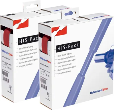 Productafbeelding van Hellermann Tyton 300-31902, krimpkous, polyolefine, rood