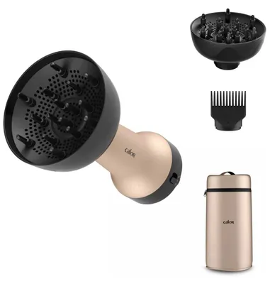 Obrázek produktu pro Fén s difuzérem 700 W, zlatý/černý – Calor – CV7D30C0 – curl harmony,