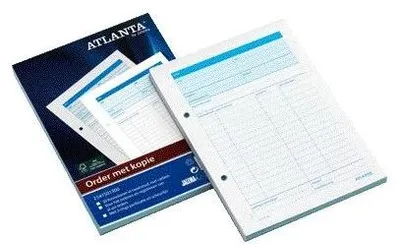 Zdjęcie produktu dla Atlanta von Jalema – Formular zamówieniowy Djois A5, 50 arkuszy, dwukolorowy, samopiszący
