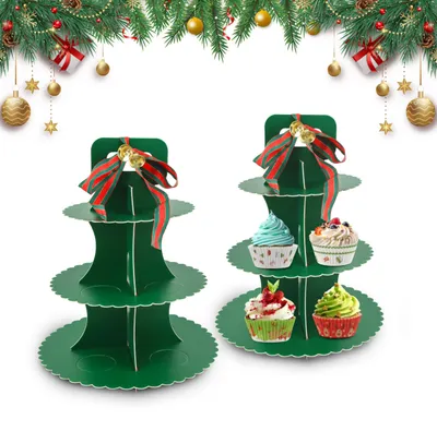 Immagine prodotto di Supporti per cupcake natalizi e stampi per muffin - Decorazioni per torte