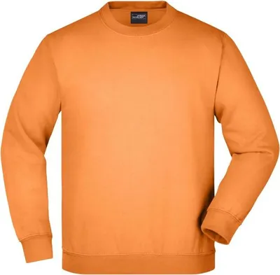 Produktbild von Klassisches Komfort Rundhals-Sweatshirt orange, Gr. XS