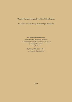 Image de Untersuchungen an geschweißten Hüttenkranen