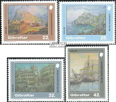 Produktbild von Briefmarken Gibraltar 1991 Mi 624-627 (kompl.Ausg.) postfrisch Gemälde