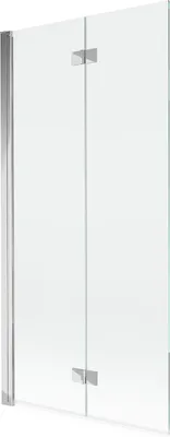 Produktbild von Mexen Mist Duschwand 2-teilig links 90 x 150 cm, transparent, Chrom - 8A9-090-002-01-00-L