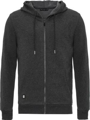 Produktbild von Redbridge Herren Kapuzensweatjacke mit Logopatch Anthrazit S