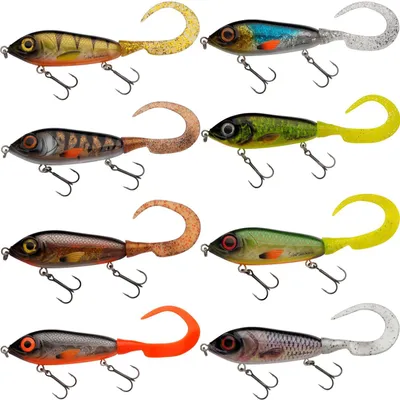Produktbild von Abu Garcia Svartzonker McMy Tail - Jerkbait, Farbe:Real Hot Pike, Länge / Gewicht / Hakengröße / Lauftiefe:17cm / 50g / Gr. 1/0 / 0.5m - 1.5m