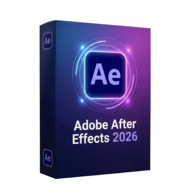 Produktbild von Adobe After Effects 2026 / Windows / Kein Abo + USB Stick