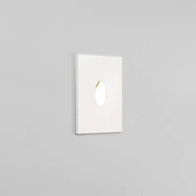 Image de Applique murale LED 1W Applique murale intérieure extérieure blanche Encastré Luminaires Lampe