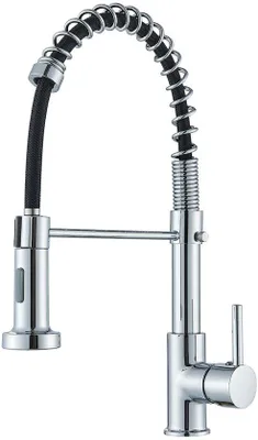 Produktbild von Edelstahl-Küchenarmatur 360° drehbar mit 2 Strahlarten