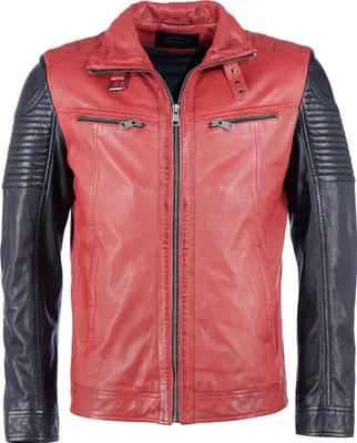 Produktbild von JCC Lederjacke 31019182 Herren red to black 60