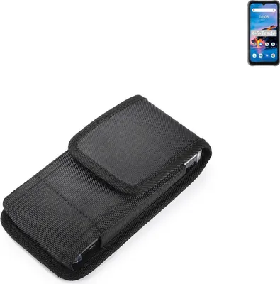 Produktbild von Holster Gürteltasche kompatibel mit UMIDIGI Bison Pro Holster Gürtel Tasche wasserabweisend Handy Hülle Schutz Hülle Outdoor schwarz K-S-Trade