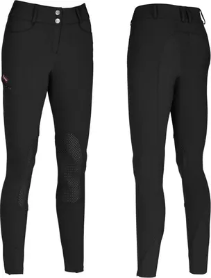 Produktbild von Pikeur Damenreithose " PK_RHANIA KNEE GRIP " Kniebesatz Reithose Größe - 72 Farbe - schwarz
