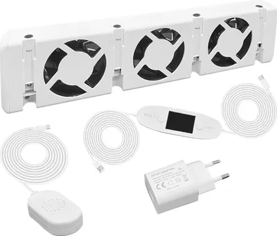 Produktbild von Heizkörper booster ventilator - Heizkörperverstärker Mono set 3 Lüfter-Radiator-ventilator-single