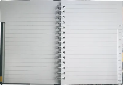 Produktbild von RNK Notizbuch mit Register A-Z A6 Orient Flowers 48Bl