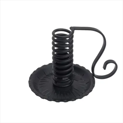 Immagine prodotto di Candeliere a spirale in ferro nero