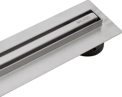 Zdjęcie produktu dla Odpływ Liniowy BALNEO Slim&Low ProLine 70 cm - Inox, Stal AISI 304, Obrotowy Syfon