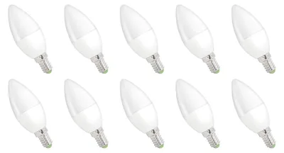 Produktbild von Spectrum E14 LED-Lampe B35 1W 90lm 3000K warmweiß 10 Stück