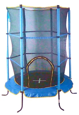 Image de Trampoline pour enfants BURI avec filet de sécurité Minitrampoline Indoor Endurance Fitness