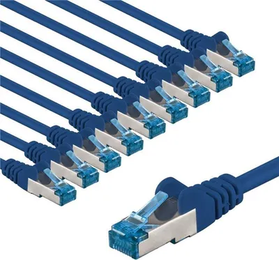 Obrázek produktu pro Goobay 67536, 5 m, Cat6a, S/FTP (S-STP), RJ-45, RJ-45, Modrá