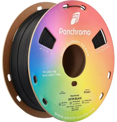 Zdjęcie produktu dla Panchroma™ PLA Satin, kolor: czarny satynowy, rozmiar filamentu: 1,75 mm, waga: 1 kg