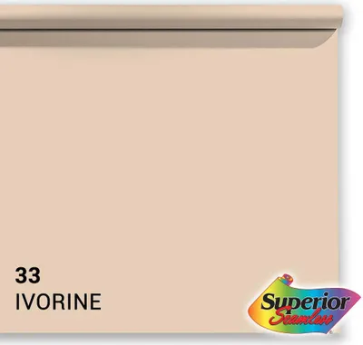 Produktbild von Vorgesetzter Hintergrundpapier 33 Ivorine 1,35 x 11 m