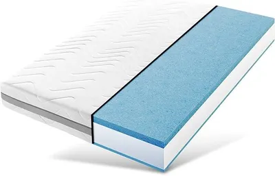 Produktbild von Ergonomische Taschenfederkernmatratze 180 x 200 cm H3/H4 Härtegrad 7-Zonen Federkernmatratze 24 cm hohe Wendematratze mit abnehmbarem Bezug,