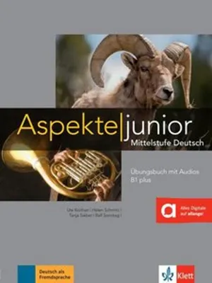 Immagine prodotto di Aspekte junior B1 plus. Übungsbuch mit Audio-Dateien zum Download