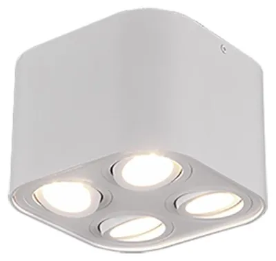 Produktbild von Trio Leuchten Cookie 4-flammige Deckenleuchte Weiß matt, 4 GU10 max. 35W
