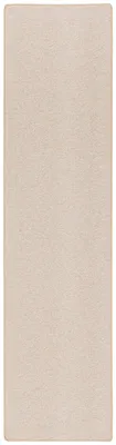 Produktbild von Teppich Läufer Schlingenteppich Velours Einfarbig Modern Pflegeleicht, Größe:80x400 cm, Farbe:Beige