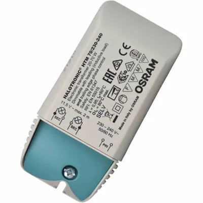 Produktbild von Osram HTM 70/230-240, 230 - 240 V, II, 108 mm, 52 mm, 33 mm, Türkis, Weiß