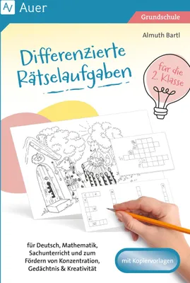 Produktbild von Differenzierte Rätselaufgaben für die 2. Klasse