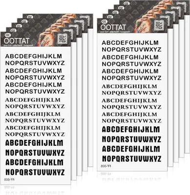 Produktbild von Schwarze temporäre Tattoos, wasserdicht, selbstklebend, DIY