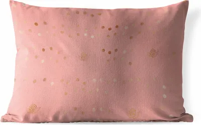 Produktbild von MuchoWow® Outdoor Kissen - Muster - Luxus - Rosa - 60x40 cm - Wetterfest - Lounge Kissen - Zierkissen - Kissen für Innenräume